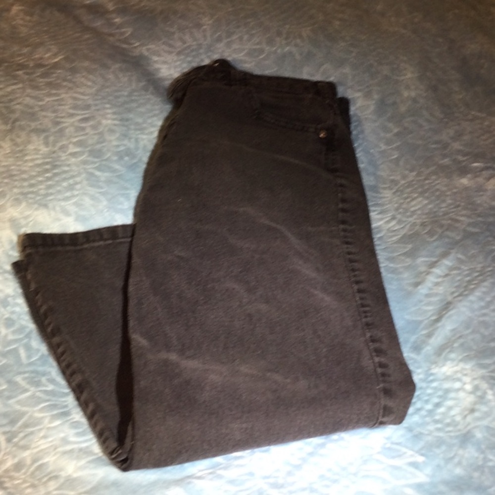 Lee Relaxed Straight Leg Black Jeans Women’s 10 short - Picture 1 of 16